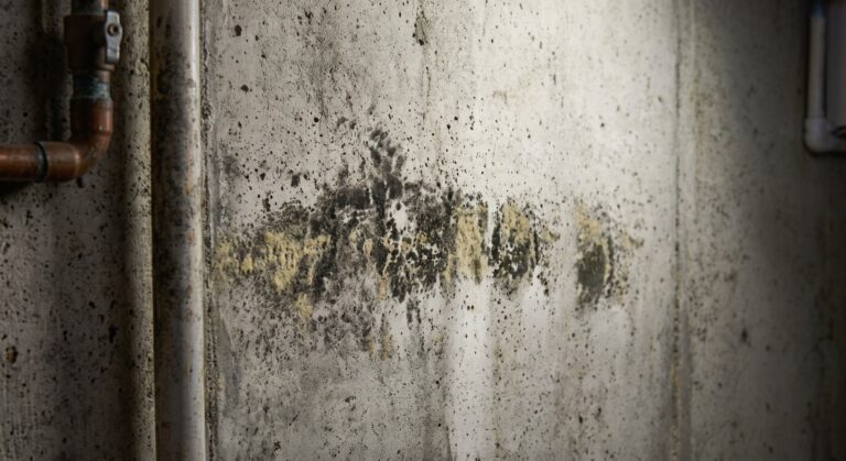 Efflorescence vs. Mold on Concrete Walls: How to Tell the Difference
