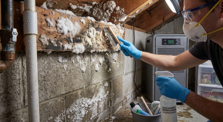 White Mold in the Basement: What It Is and How to Remove It