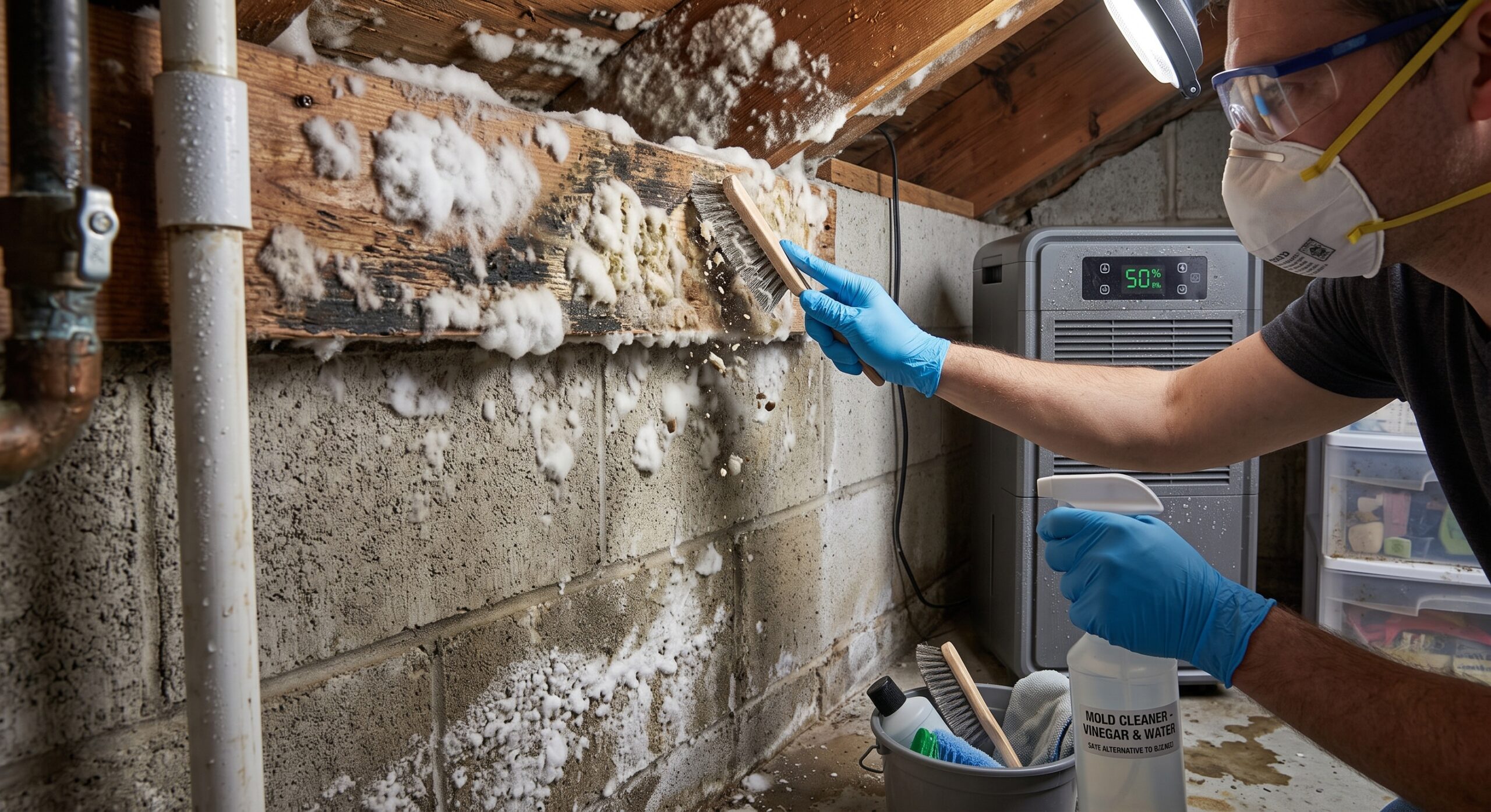 White Mold in the Basement