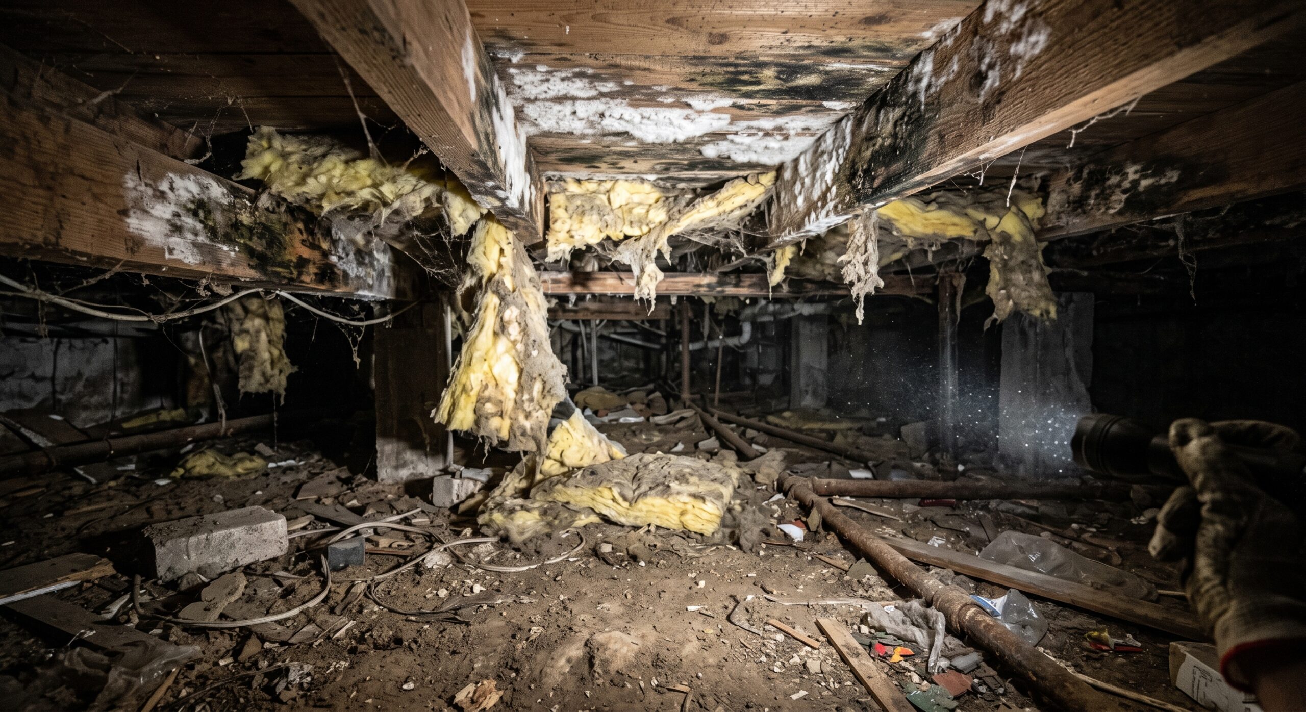 Mold in a Crawl Space