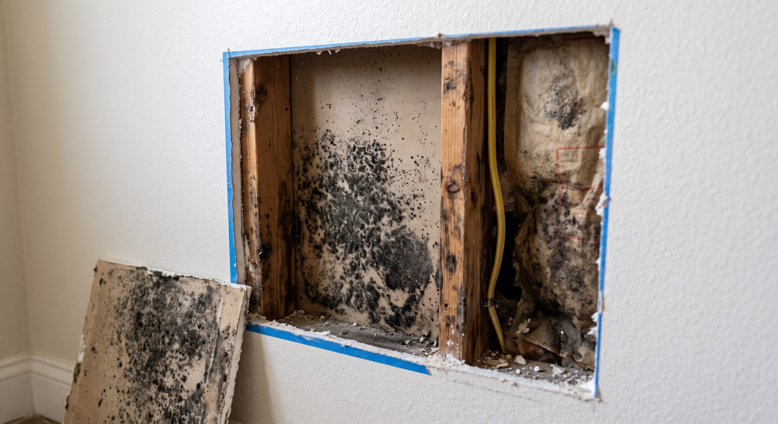 Mold Behind Drywall